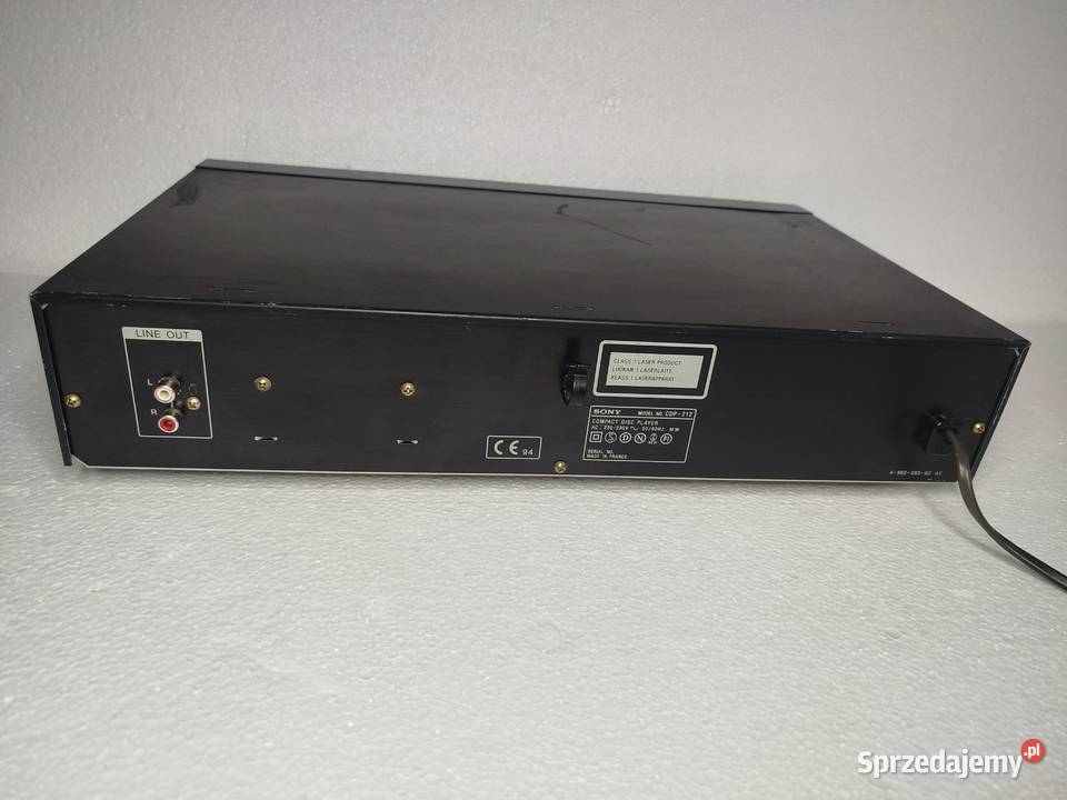Odtwarzacz CD Sony CDP212 Zgierz