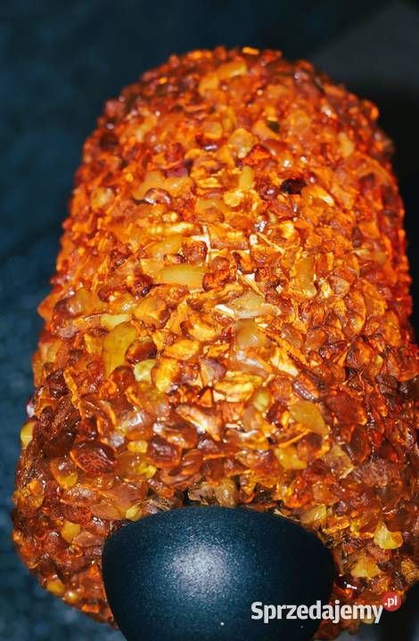 Ekskluzywne lampki stołowe nocne z bursztynem pomorskie Gdańsk