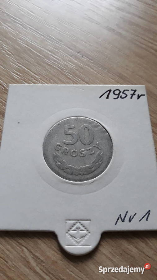 50 Groszy 1957 r 1 Numizmatyka wielkopolskie