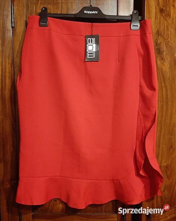 Czerwona swiąteczna spódnica Warszawa