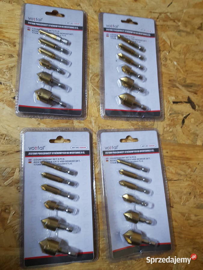 WIERTŁA FAZUJĄCE FREZ STOŻKOWY POGŁĘBIACZ 6 EL Głogowa