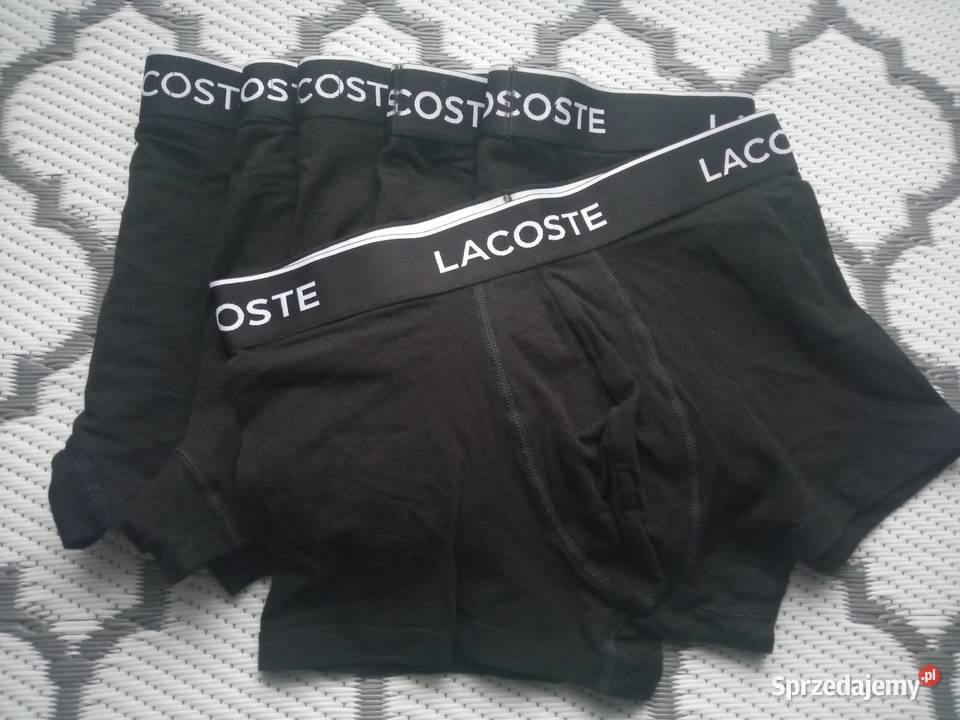 Bokserki męskie Lacoste czarne 6 patrz fotki i