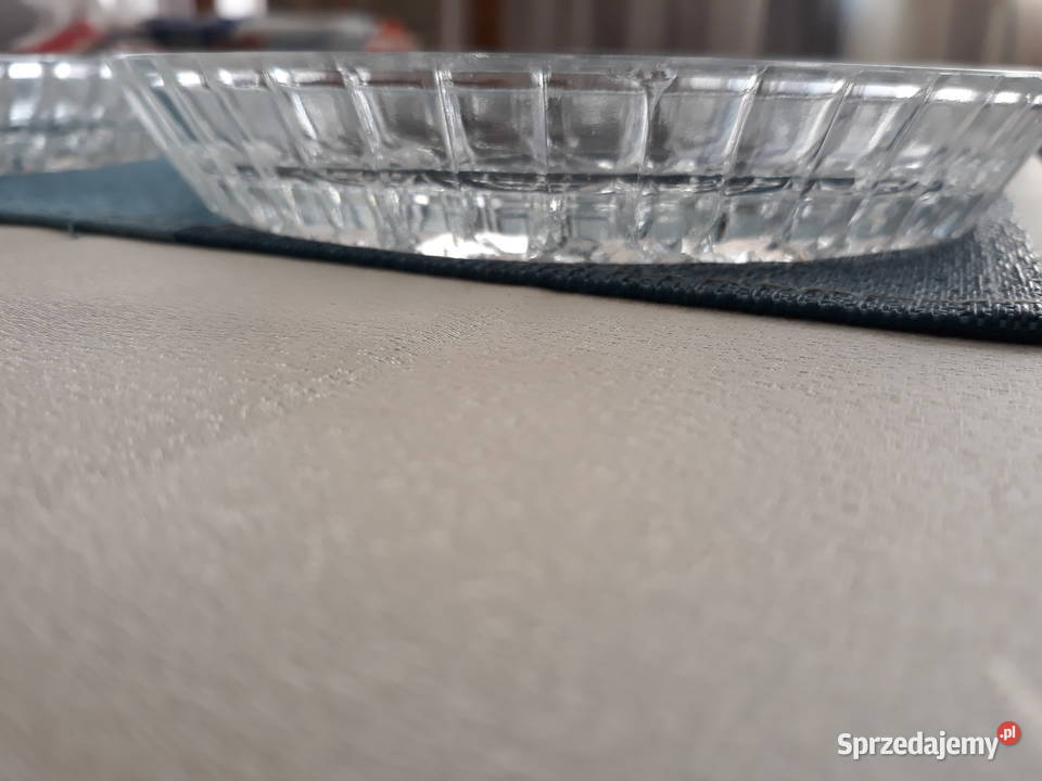 Talerzyki kryształowe 6 Aleksandrów Łódzki