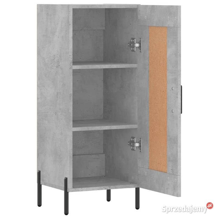 Szafka szarość betonu 345x34x90 materiał Warszawa