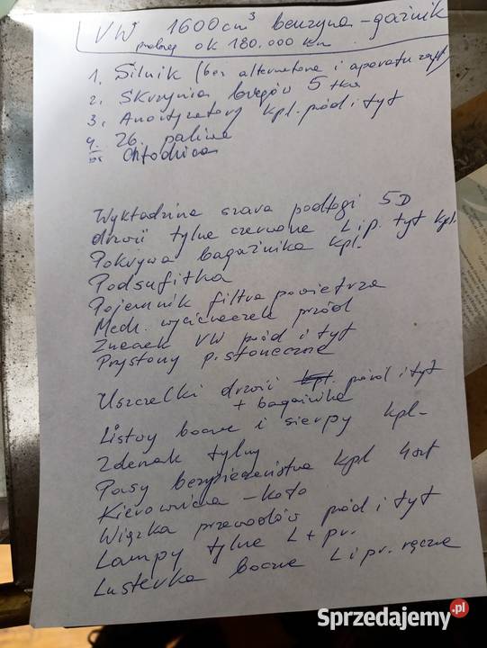 Golf II 2 1990 16 czerwony WSZYSTO drzwi maska manualna Kraków