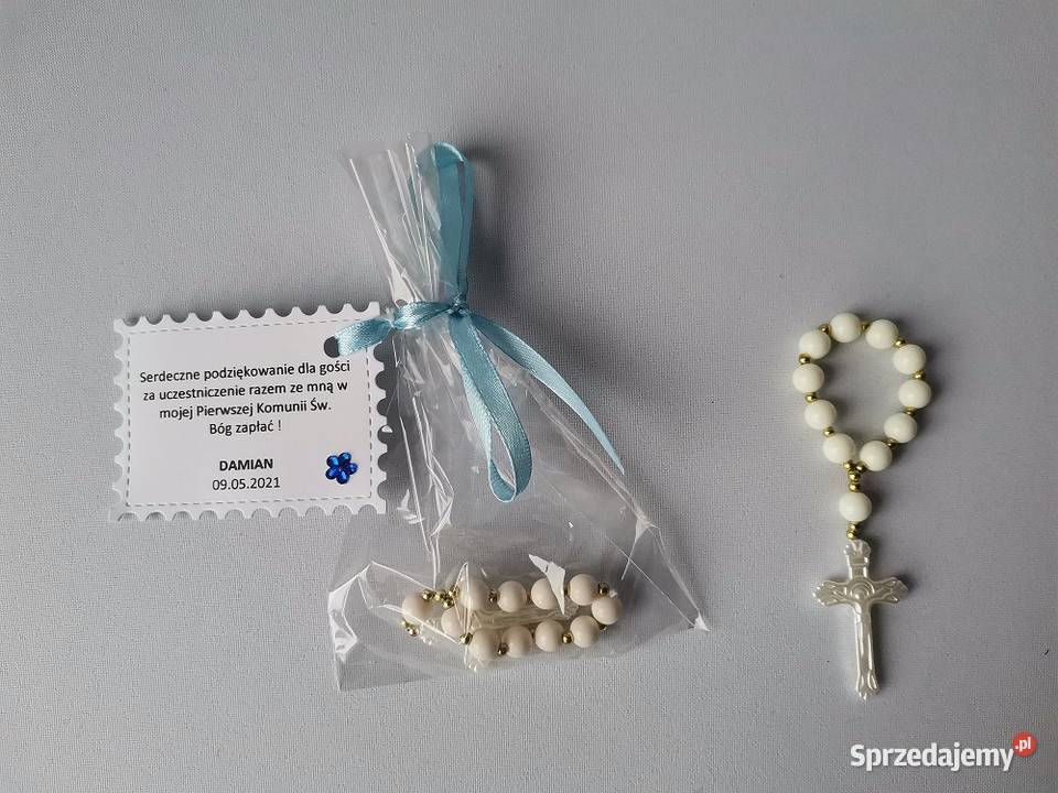 Podziękowania Komunia Chłopiec Różaniec Ecri B2 Poznań