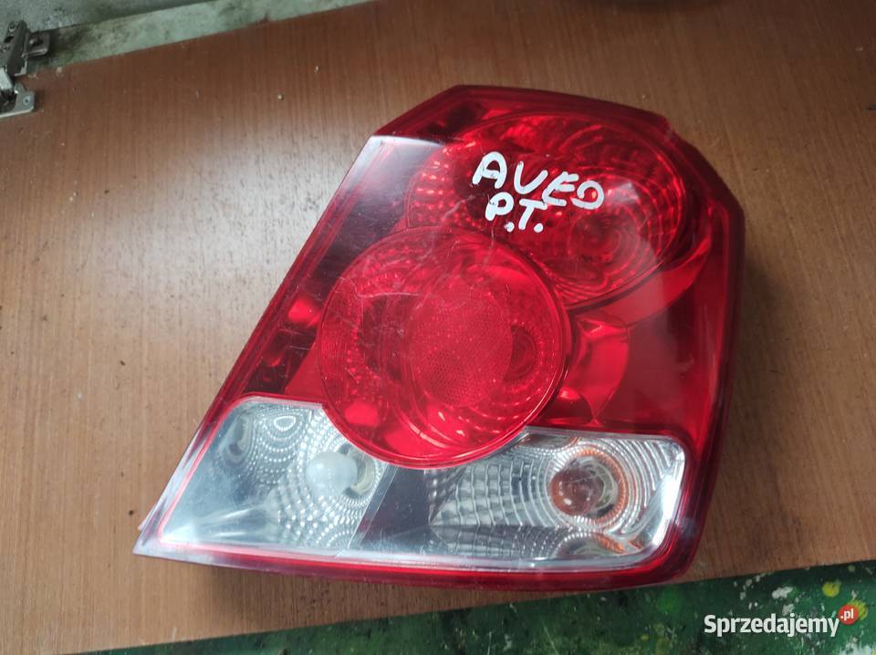 CHEVROLET AVEO lampa tył prawa lewa Oświetlenie
