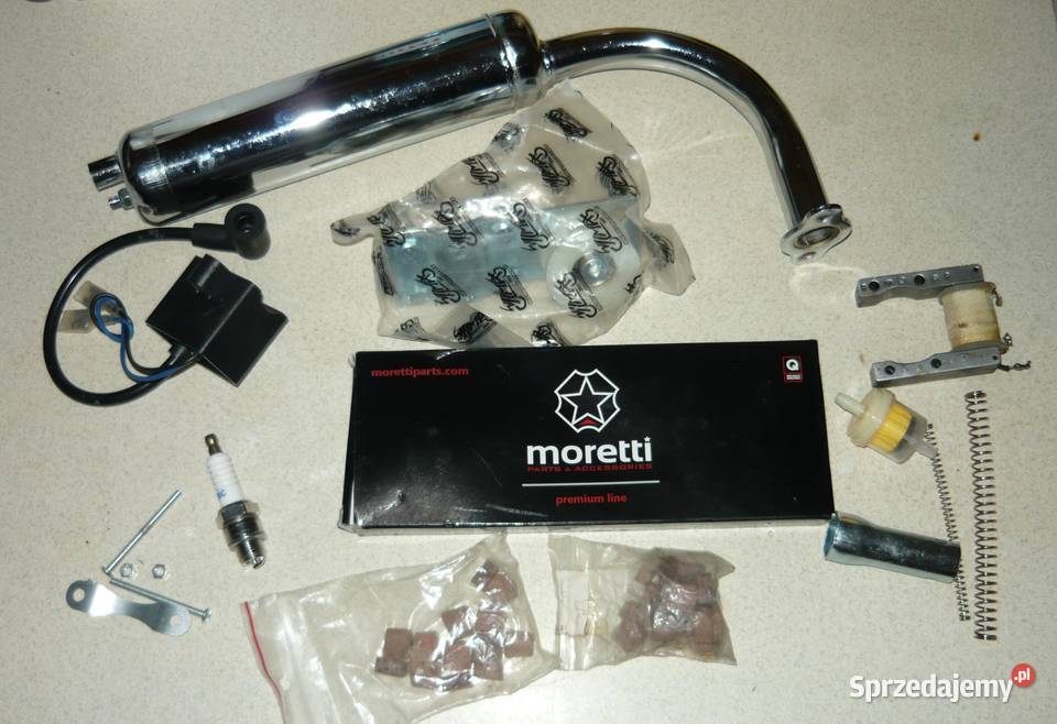 Silnik spalinowy rower Łańcuch Tłumik Zapłon Krotoszyn