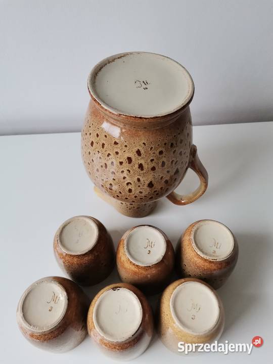 Stary zestaw do napojów Jaś porcelit Mirostowice