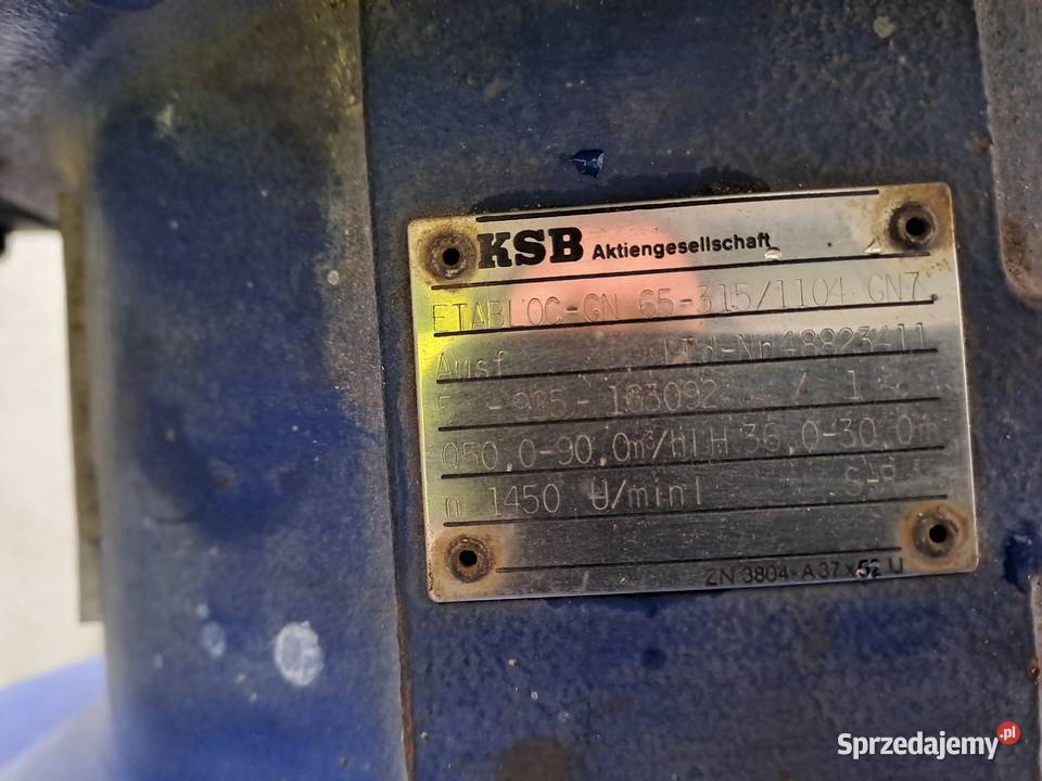 sprzedam 2 pompy KSB Ogrodnictwo i sadownictwo Sompolno