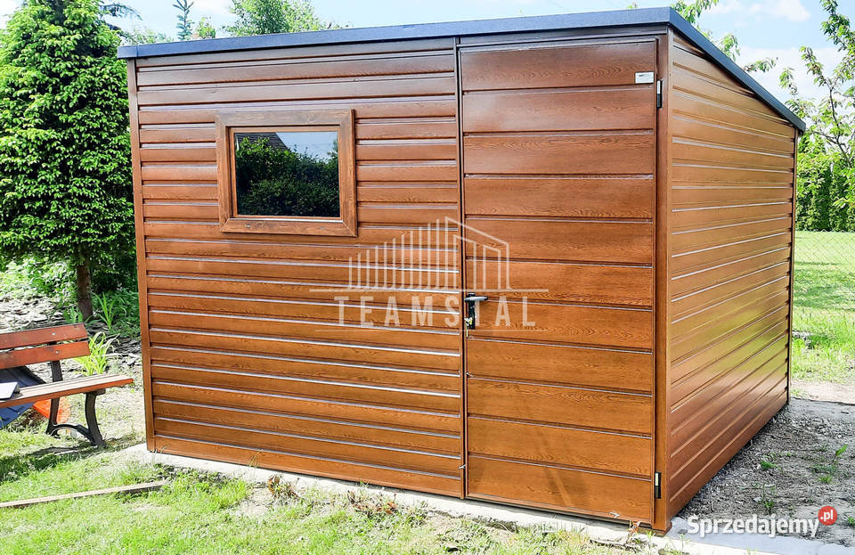 SCHOWEK DOMEK OGRODOWY 3m x 3m okno drzwi TS280 711zł/m2 Jelenia Góra