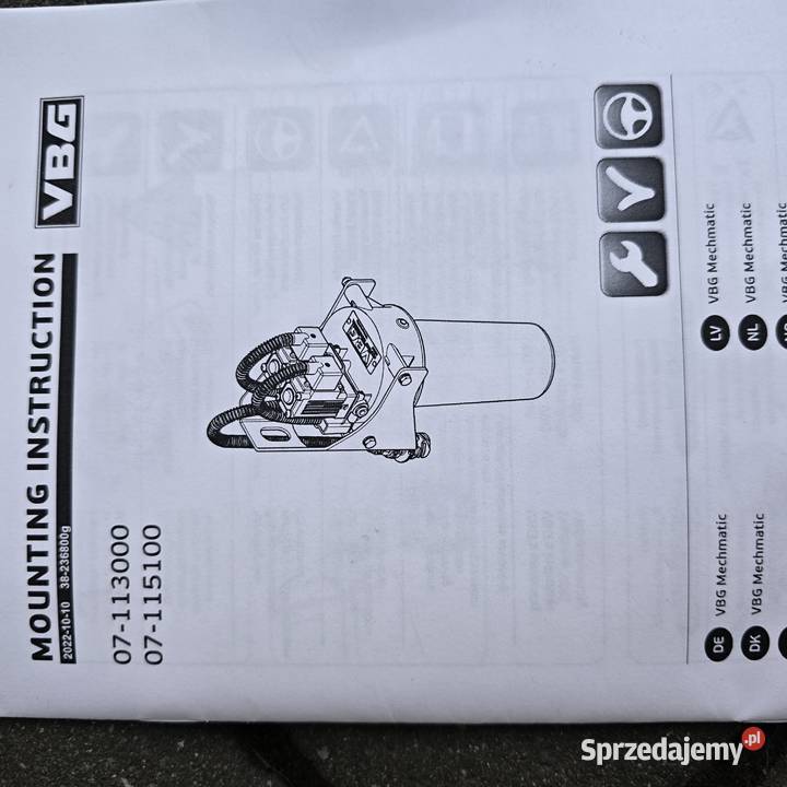 VBG MechMatic 24V 07113000 nowy kompletny zestaw Pozostałe Pozostałe Kraków sprzedam