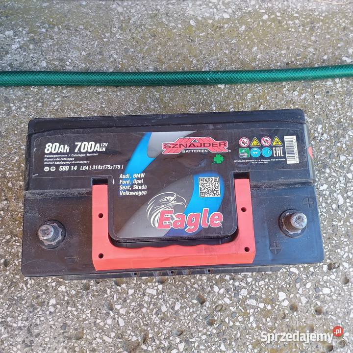 Akumulator 80Ah 700A Sznajder Eagle Układ elektryczny, zapłon Lublin