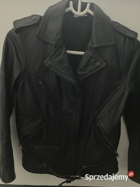 czarna kurtka HM xs 34 ramoneska biker Rozmiar 34(XS) Toruń