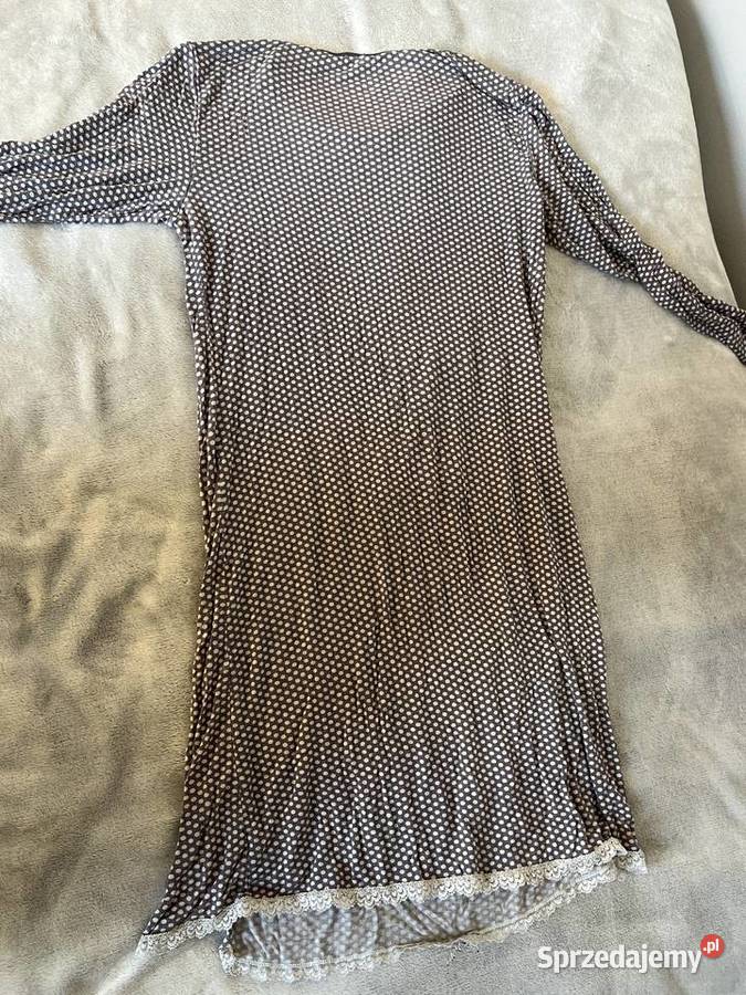 Sukienka piżama koszula nocna w kropki grochy Bluzki i koszule podkarpackie Jasło