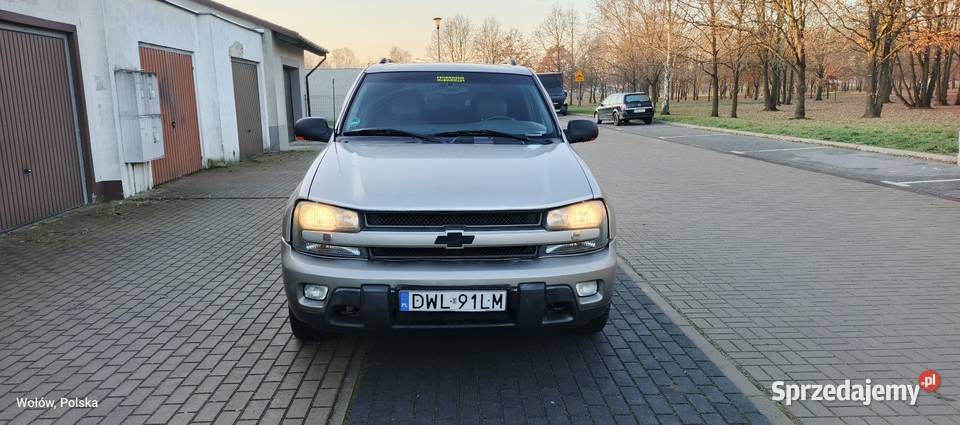Chevrolet Traiblazer Rok produkcji 2002 Samochody osobowe dolnośląskie Wołów