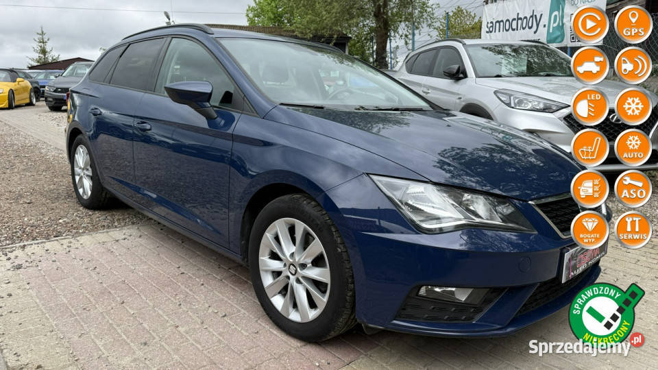 Seat Leon 16 tdi CarPlay Navi wirtualny kokpit Gdańsk