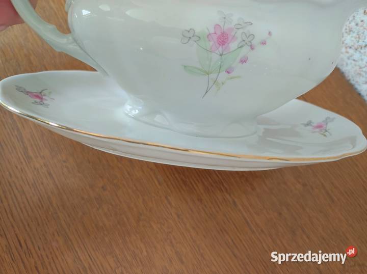 porcelanowa sosjerka złocenia Karolina Kielce