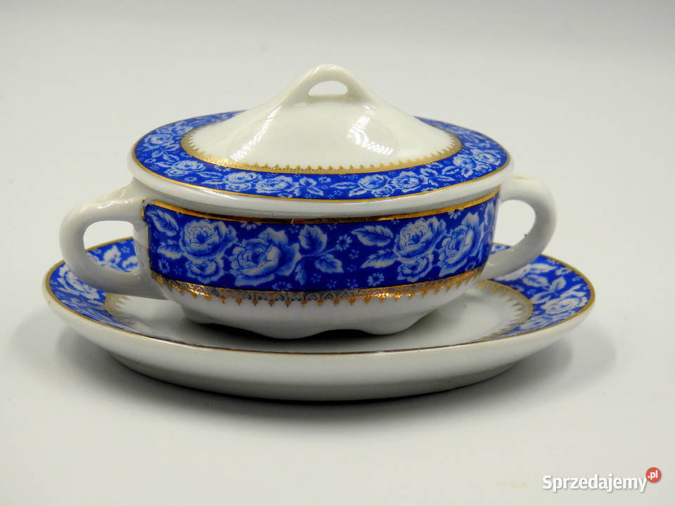 Porcelain Art mini waza kolekcjonerska z Porcelana i szkło Inowrocław