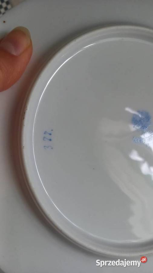 Porcelana Kuzniecow carska Rosja talerze 3 Tychy sprzedam