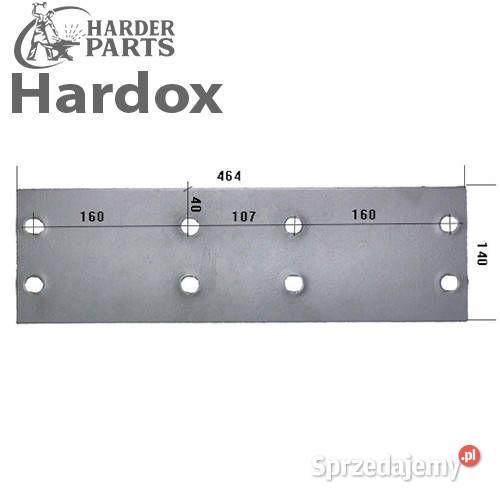 Płoza HARDOX 929100101S części do pługa Suwałki