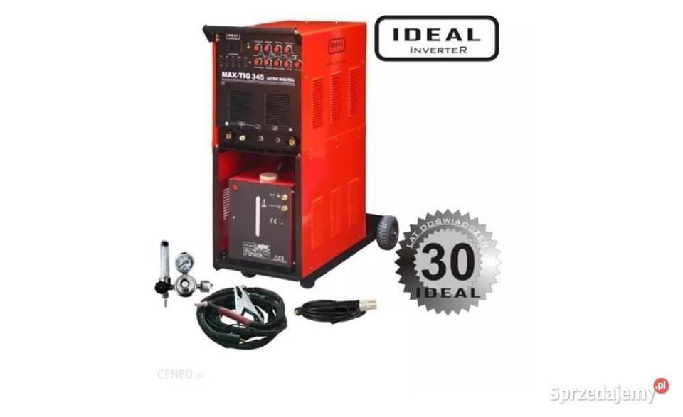 Spawarka Ideal MAX-TIG 345 AC/DC Digital R.A. + chłodnica,