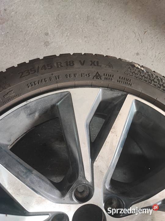 Felga Volvo 18 koło Continental 23545 5x108 Samochodowe Czernica sprzedam