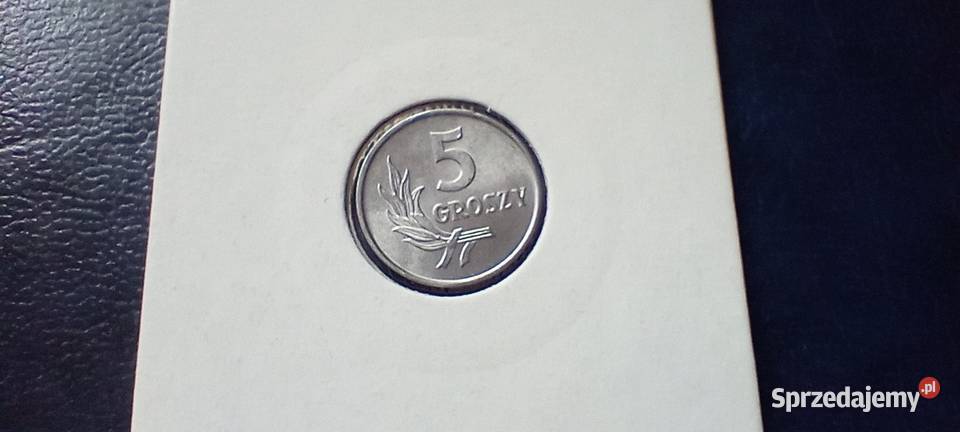 Stare monety 5 groszy 1970 skrętka Polska PRL Lesko