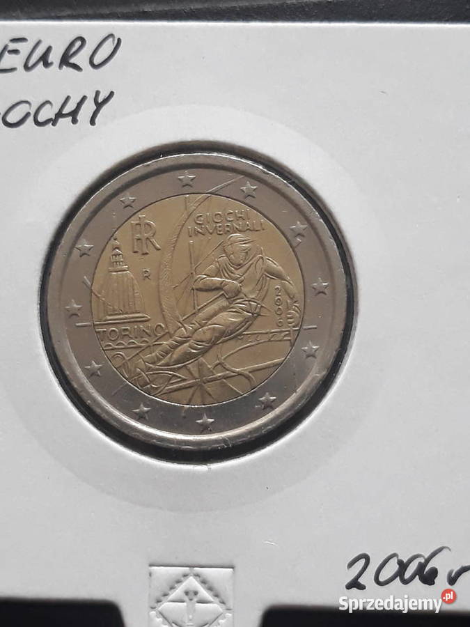 2 Euro Włochy 2006 r Zimowa Olimpiada w Turynie Konin