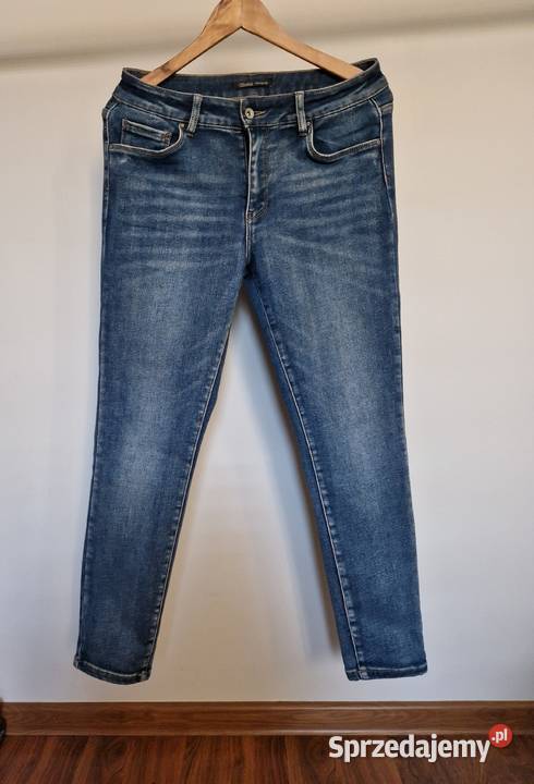 Jeansy Damskie Niebieskie Skinny 40 Kraków