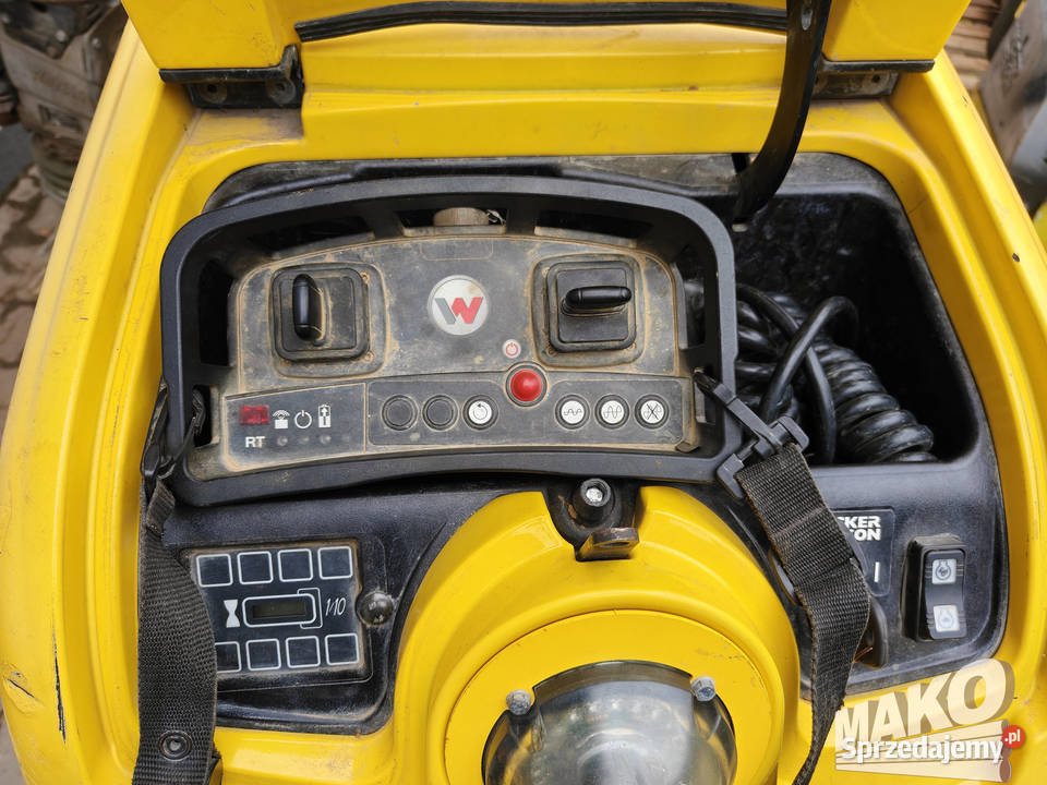 Walec okołkowany Wacker Neuson RTSC3 WIDEO pilot Ostrowiec Świętokrzyski