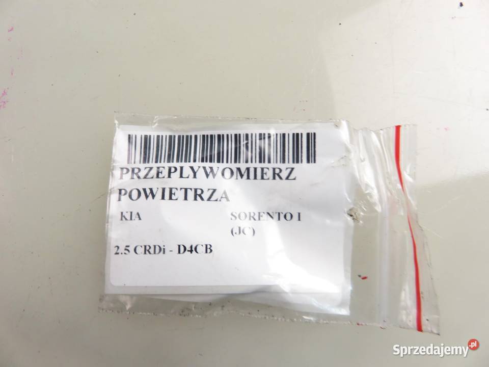 PRZEPŁYWOMIERZ KIA SORENTO I 25 CRDi F00C2G7025 osobowe Przepływomierze sprzedam