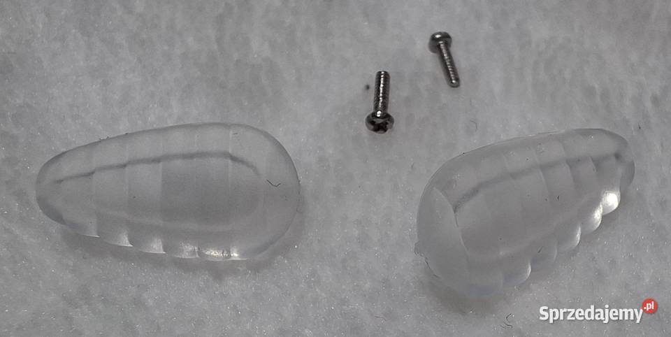 Noski do okularów poduszki miękkie 14x7mm śrubki Czeladź