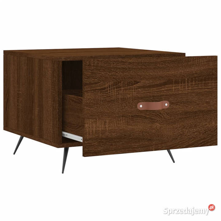 Stolik kawowy brązowy dąb 50x50x40 WM829346