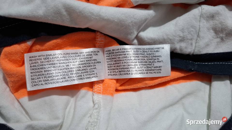 Koszulka krótki rękaw Tshirt chłopięca pasy CA C&A