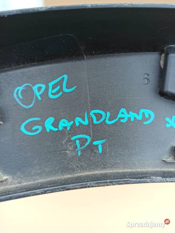 OPEL GRANDLAND X LISTWA BŁOTNIKA PRAWY TYŁ