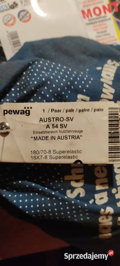 Łańcuchy antypoślizgowe do wózków sprzedam