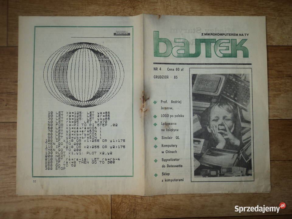 czasopisma Bajtek pierwsze cztery numery 14 Nowy Sącz