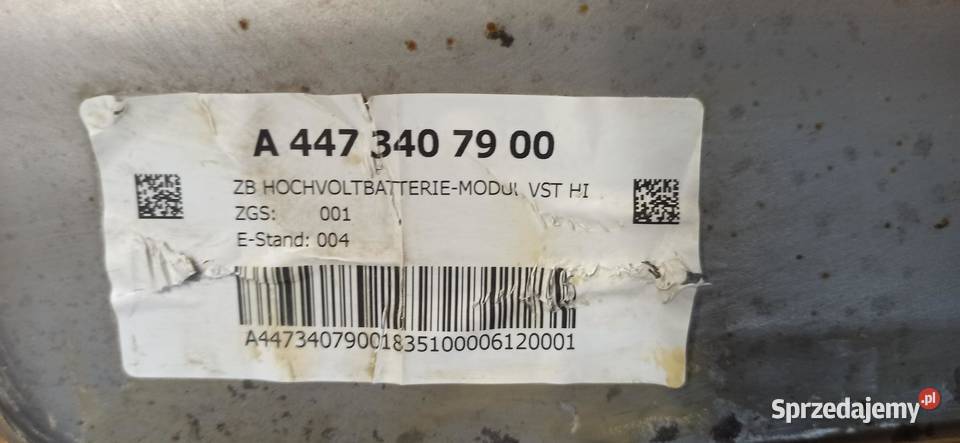 MERCEDES VITO W447 BATERIA AKUMULATOR osobowe