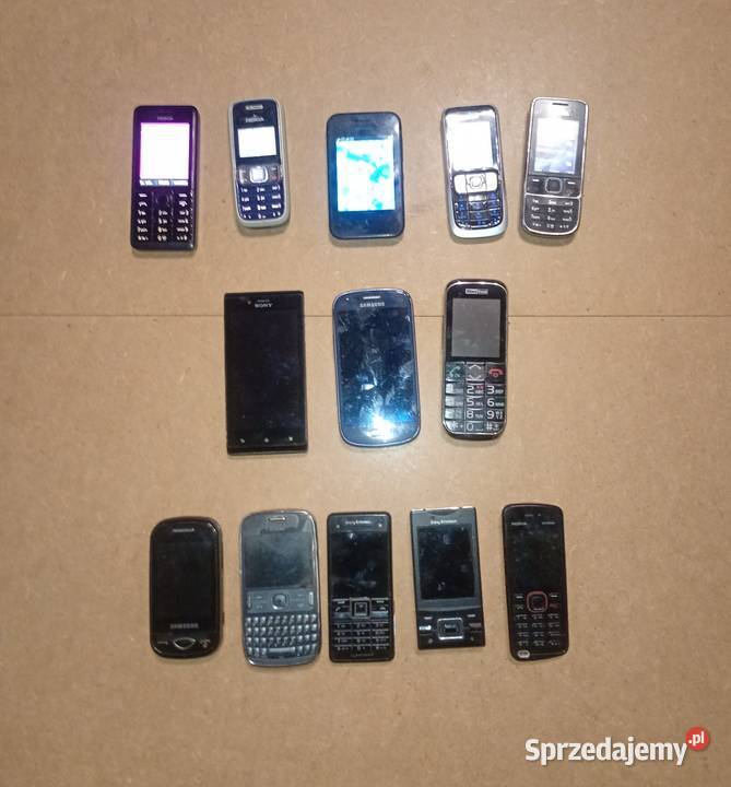 Zestaw 13 starych telefonów komórkowych Nokia Katowice sprzedam