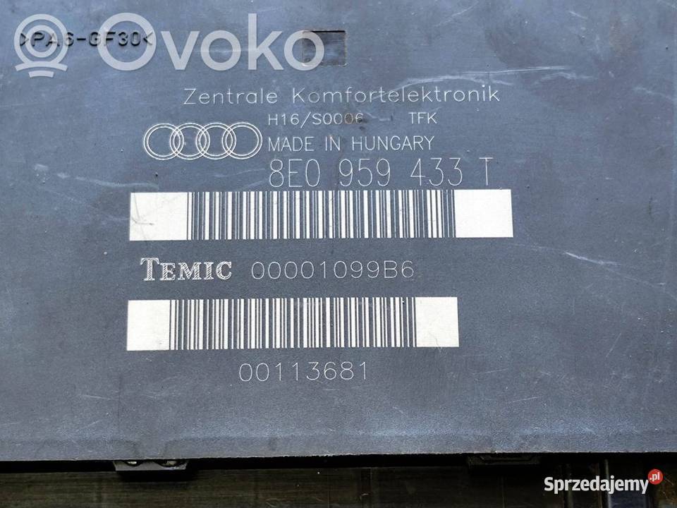 Audi A4 S4 B6 B7 STEROWNIK KOMPUTER MODUŁ wielkopolskie