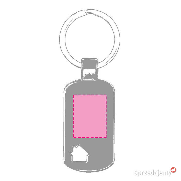 Brelok metalowy jednostronny grawer 100 serce podkarpackie sprzedam