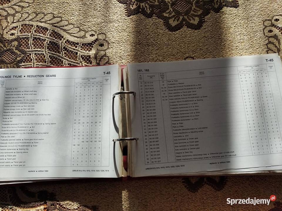 Katalog Ursus 912 914 1012 1014 1222 1224 1614