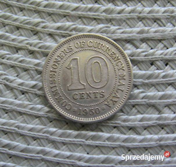 Malaje 10 Cent 1950r