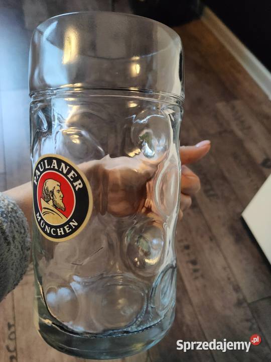 Kufle paulaner 1 L 3 sztuki nowe Istebna