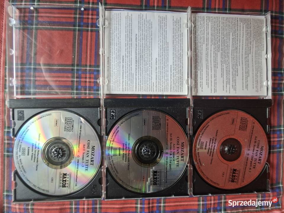 Mozart Cosi Fan Tutte Opera Classics 3CD Naxos małopolskie Kraków