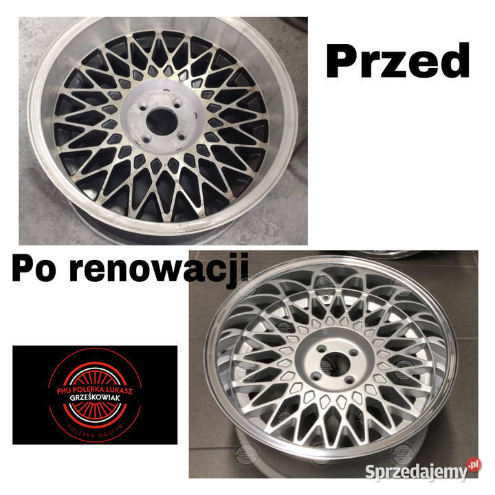 Renowacja felg aluminiowych spawanie CNC polerka Gostyń