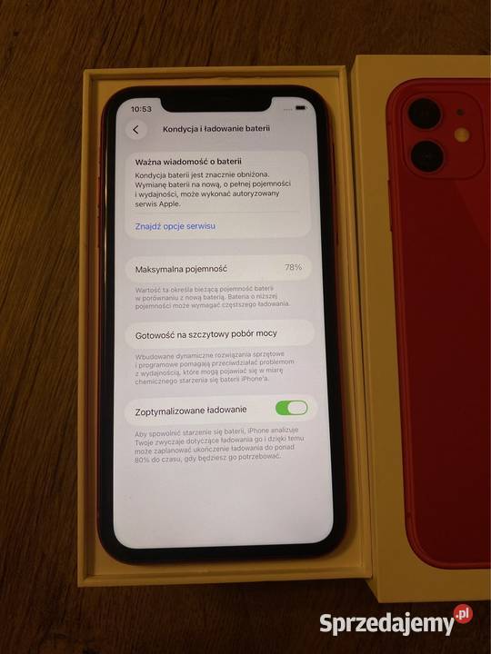 iPhone 11 red Siedlce