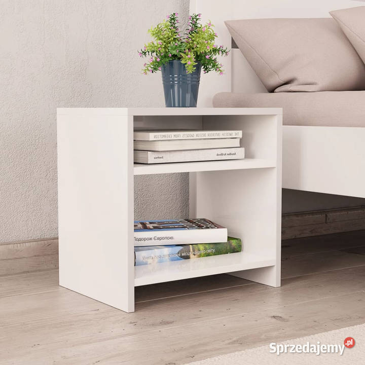 Szafka nocna biała 40x30x40 materiał Warszawa