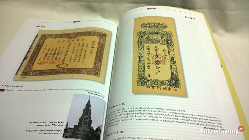 katalog aukcyjny papierów wartościowych 5056 Warszawa